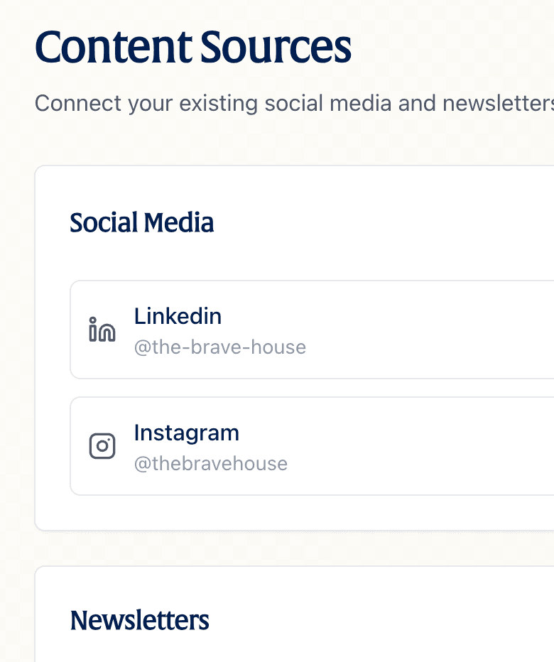 Content sources Daffodil uses to capture a nonprofit’s impact